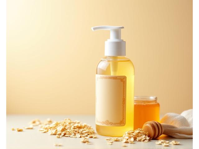 Soothing oatmeal honey body wash for sensitive skin